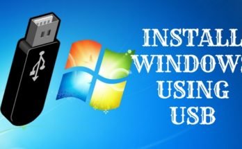 INSTALL WINDOWS 7 USING USB