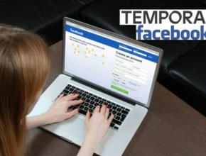 temporay facebook account