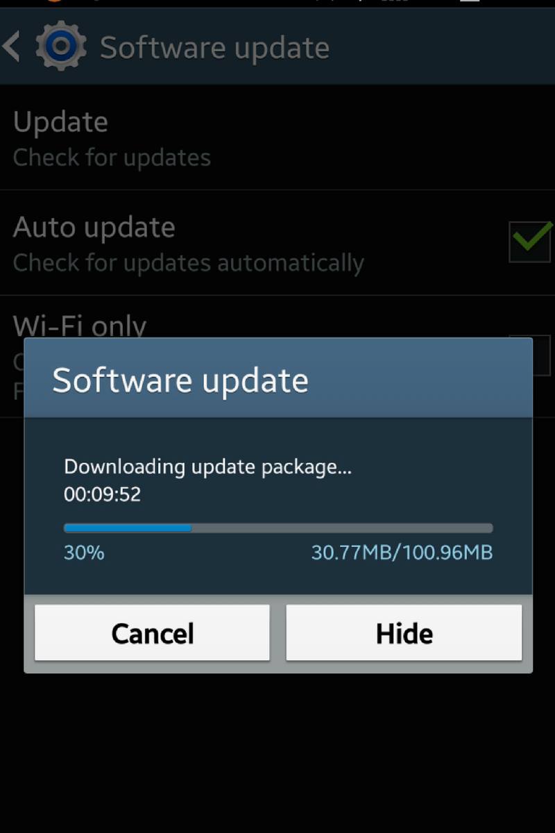 Software update speed up android phone performance