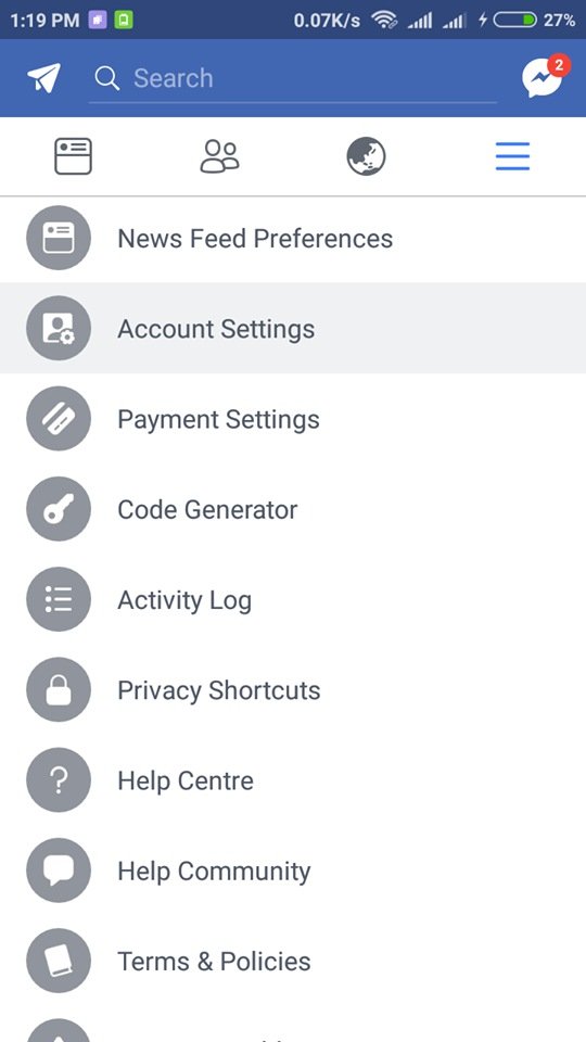 facebook account settings facebook login alerts