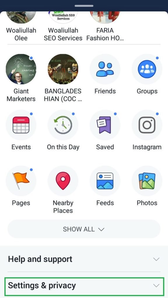 facebook android app settings and privacy facebook video settings